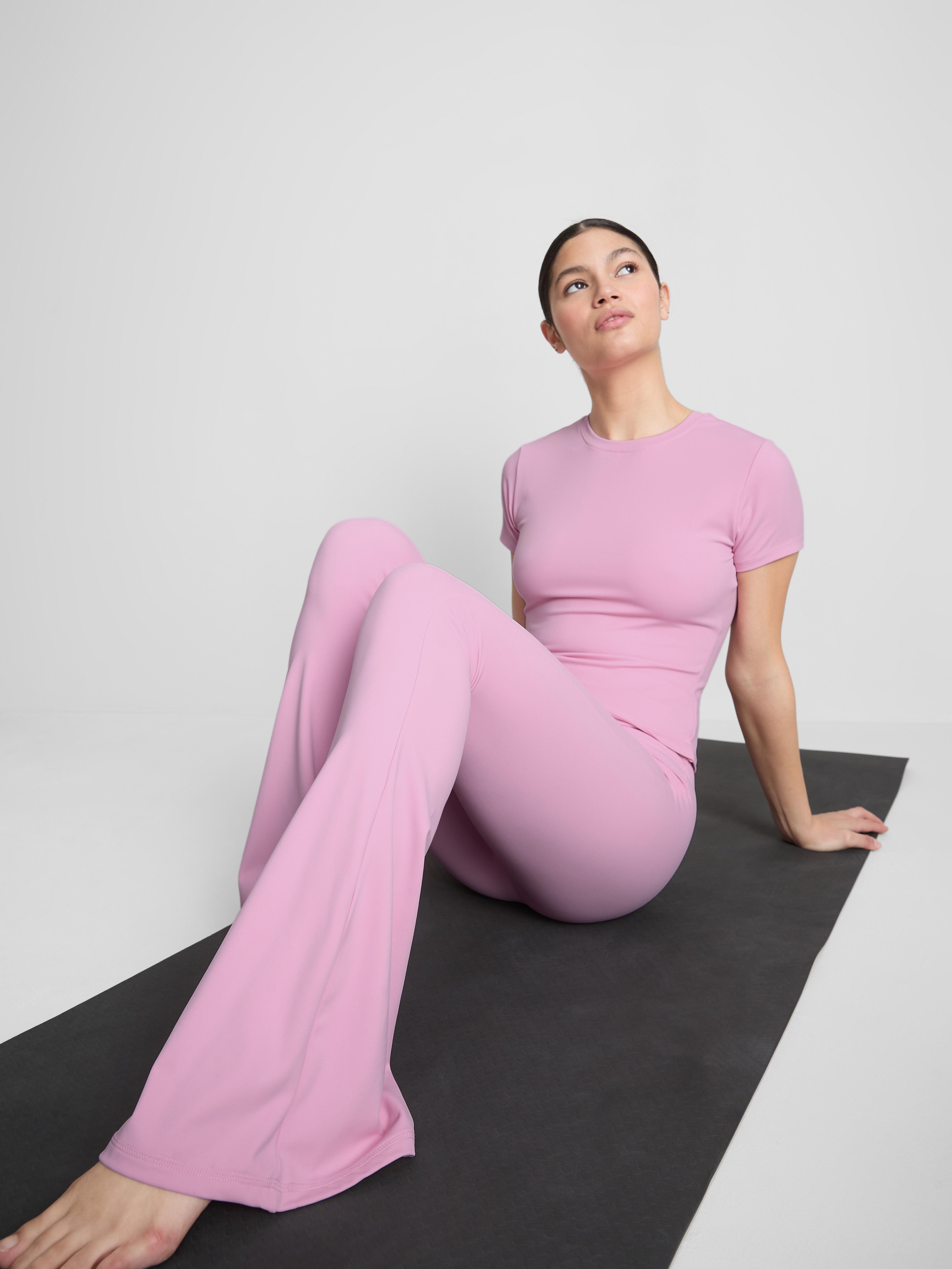 Leggings acampanados supersuaves Rosa claro